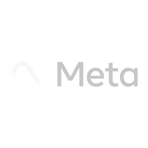 The logo of Meta, featuring a stylized infinity symbol combined with the word 'Meta' in a simple font, displayed in a monochromatic color scheme.