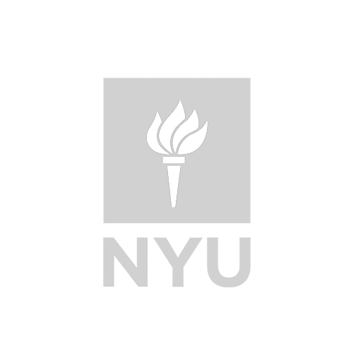 A minimalist design featuring a stylized torch with three flames, set against a light gray background.